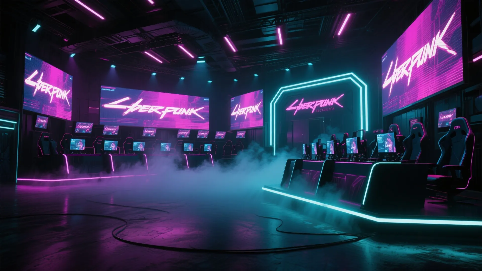 电竞赛事直播现场