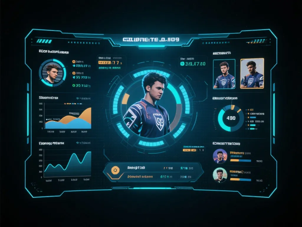 电竞实时数据分析面板